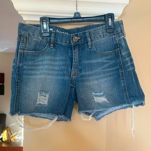 MADEWELL Distressed Jean Shorts